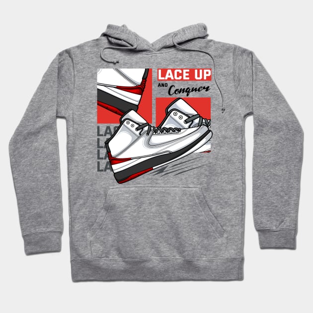 AJ 2 Retro Sneaker Art Hoodie by milatees